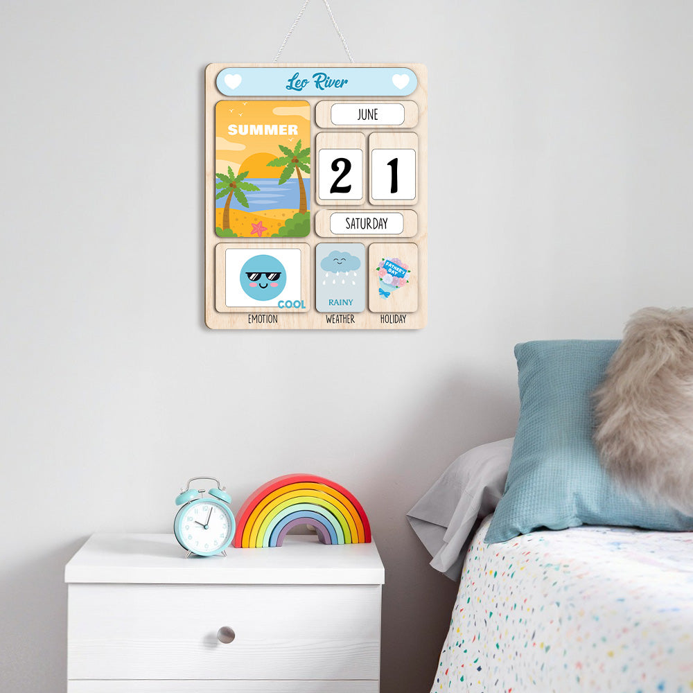 Montessori Teaching Toys For Kids, Months And Days of The Week, Chart Of Chores For Kids, Toddler Routine Chart