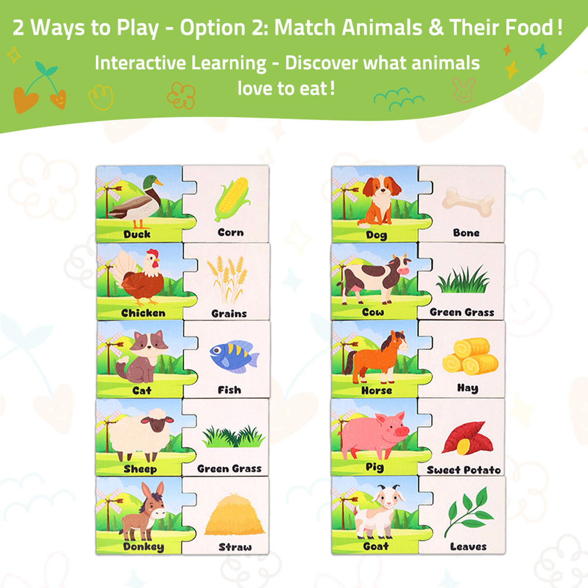 Learning Toys Farm, Jigsaw Puzzle For Toddler, Educational Toys For Kids, Preschool Learning Activities