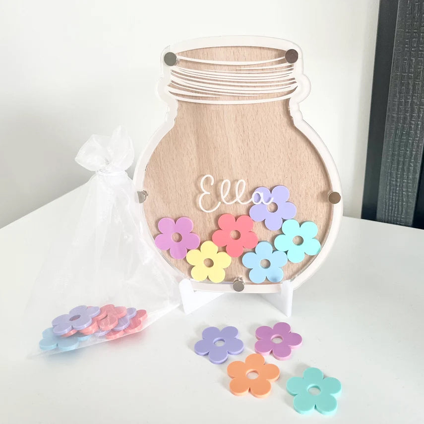 Personalised Kids Reward Jar, Childrens Gifts, Potty Training, Good Behaviour, Home Decor