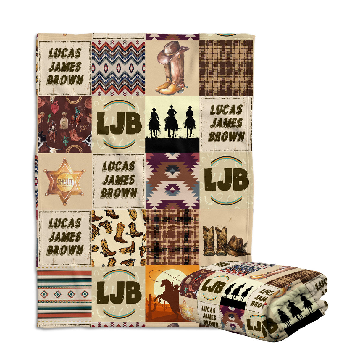 Personalized Baby Blankets for Boys Girls, Baby Boy Stuff, Custom Baby Blankets Name Fleece Blankets for Infant Newborn Son Daughter