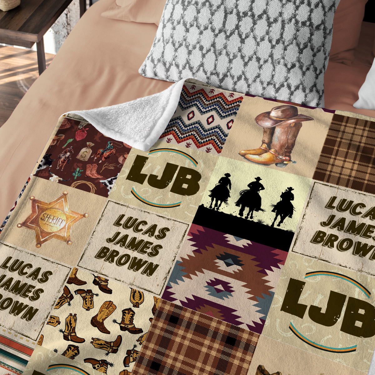 Personalized Baby Blankets for Boys Girls, Baby Boy Stuff, Custom Baby Blankets Name Fleece Blankets for Infant Newborn Son Daughter