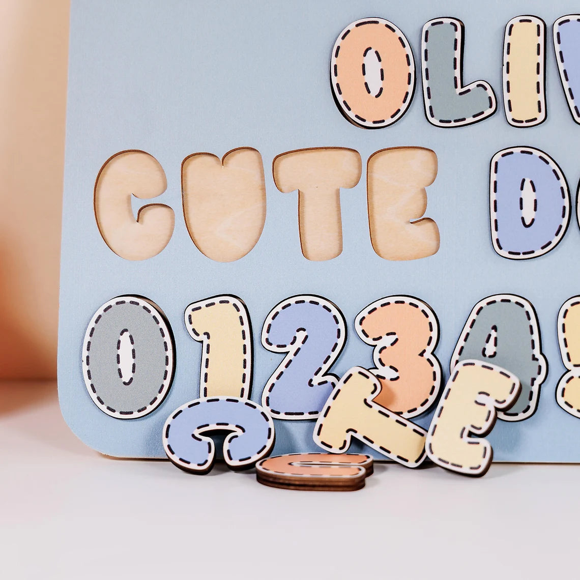 Personalized Name Baby Doctor Wooden Puzzle, Gifts for Kids, Baby Shower, Wooden Toddler Toys