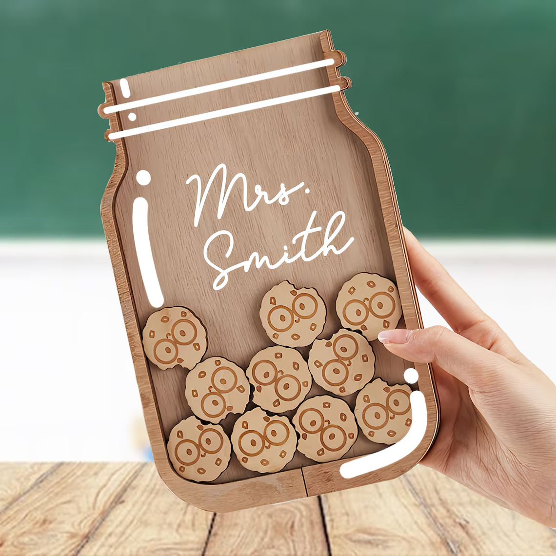 Personalized Kids Reward Jar With Tokens, Classroom Teacher Jar, Back To School Gift