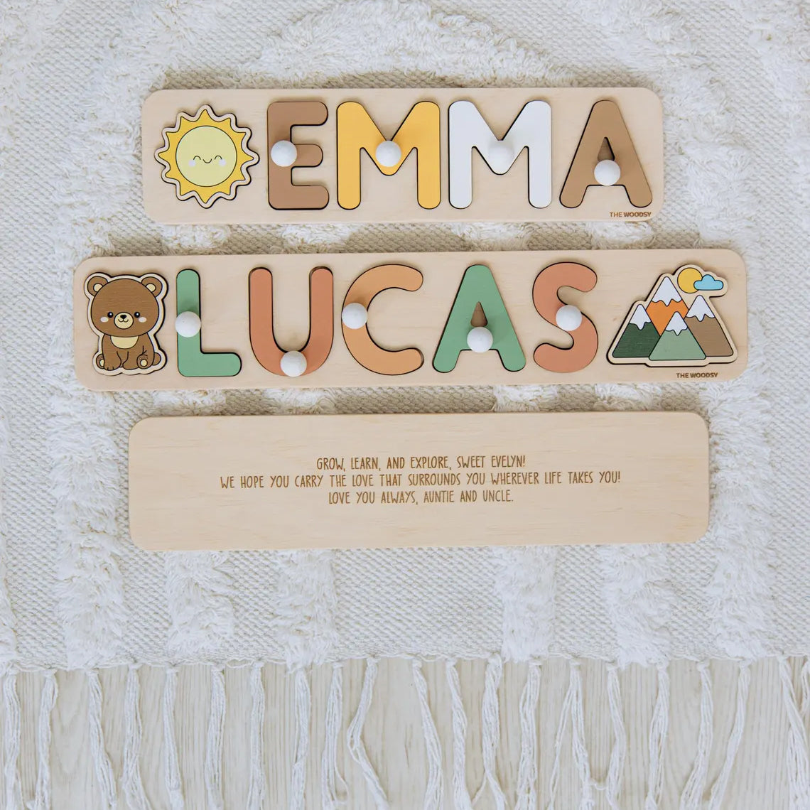 Wooden Name Puzzle. Personalized Name Puzzle. Custom Gifts for Kids, First Birthday Gifts, Wooden Toys for Baby, Toddler Gift