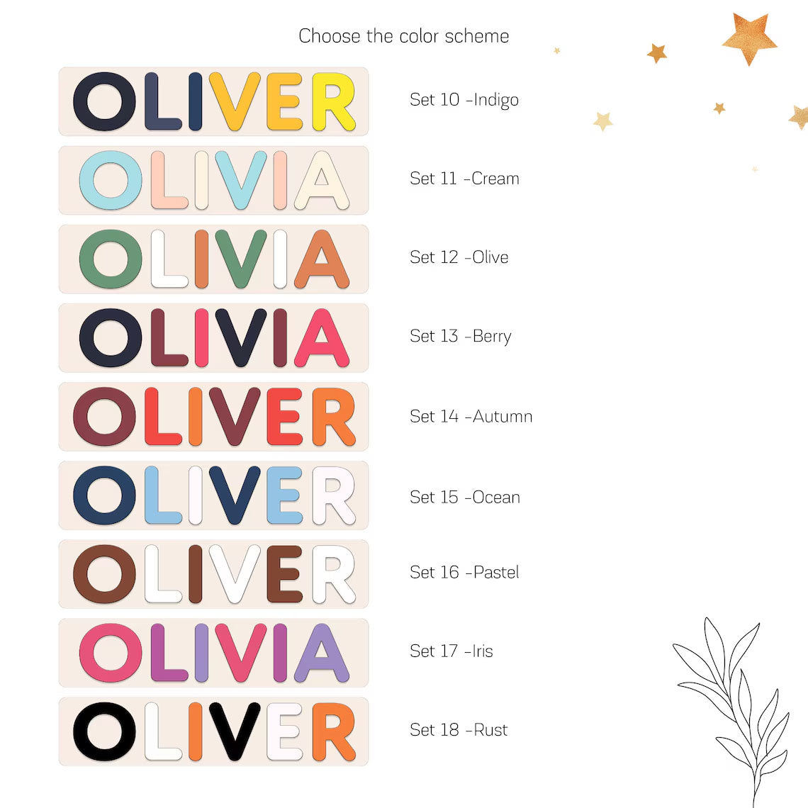 Personalized Montessori Toys Gifts for 1 Year Olds Name Puzzles, Photo Prop