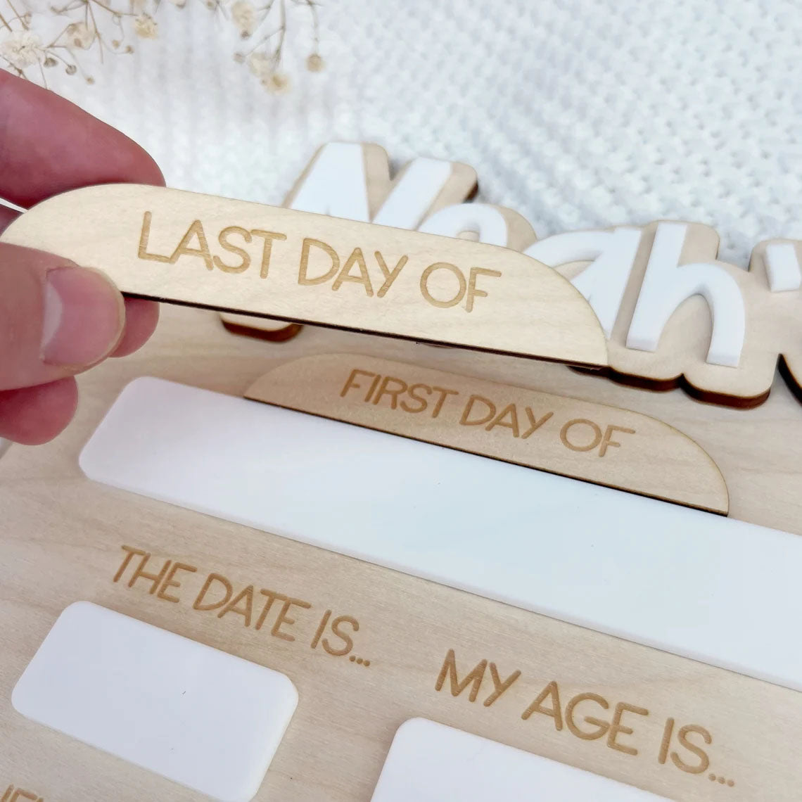 Personalized Reusable First And Last Day Of School Signs, Great Back To School Gift