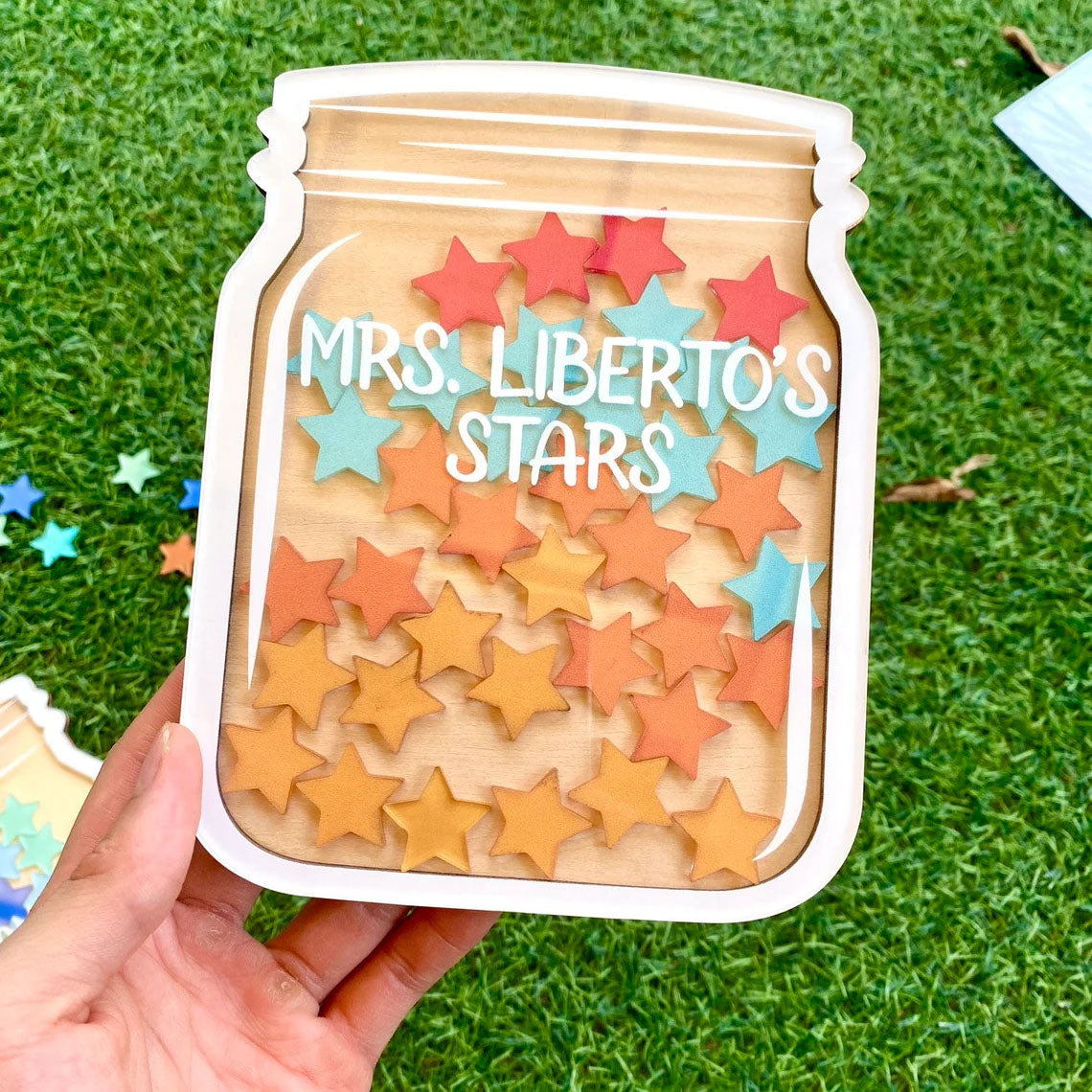 Personalised Reward Jar Gift For Kids, Back To School Gift, Custom Name