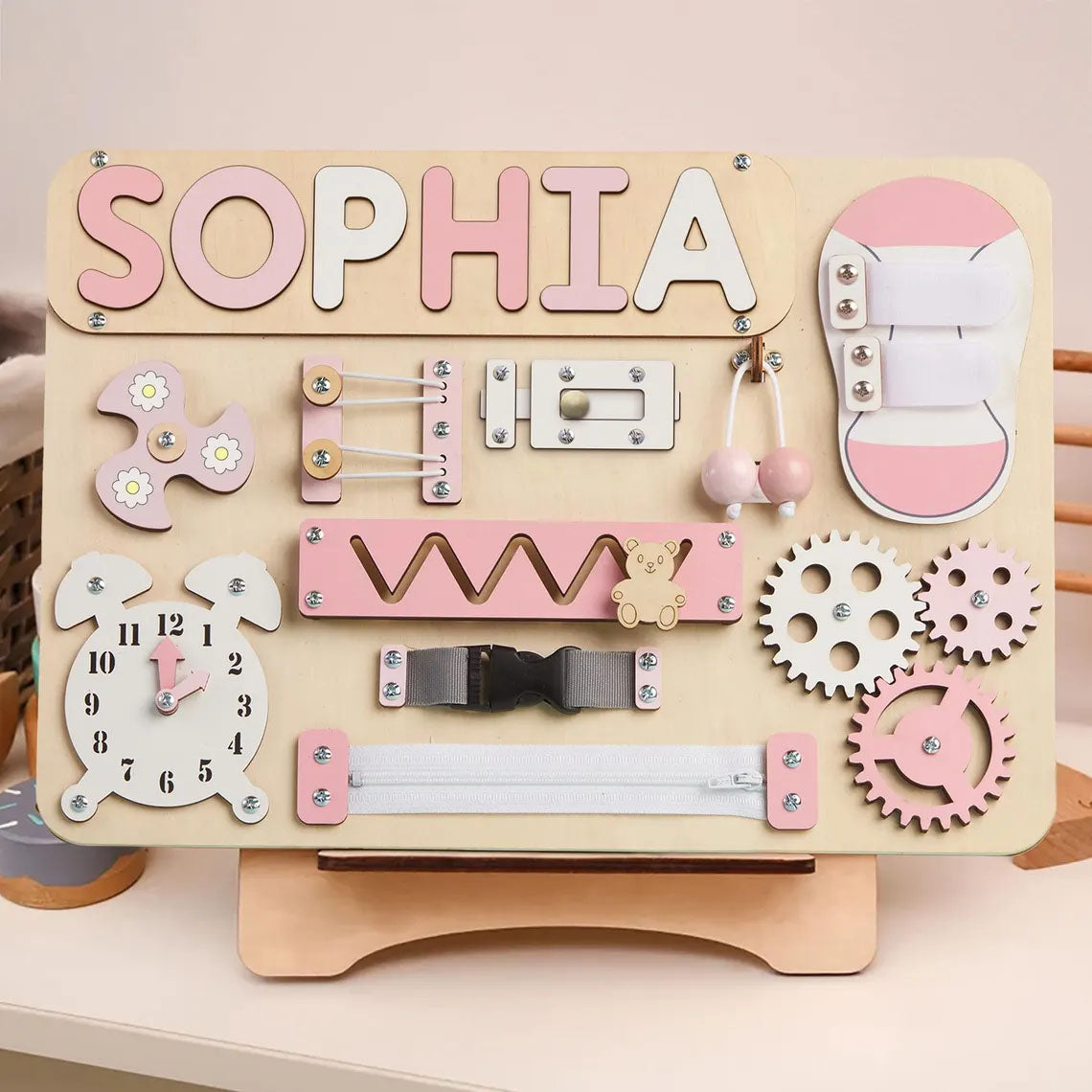 Smart Board For Kids, Wooden Montessori Toys Whith Custom Name