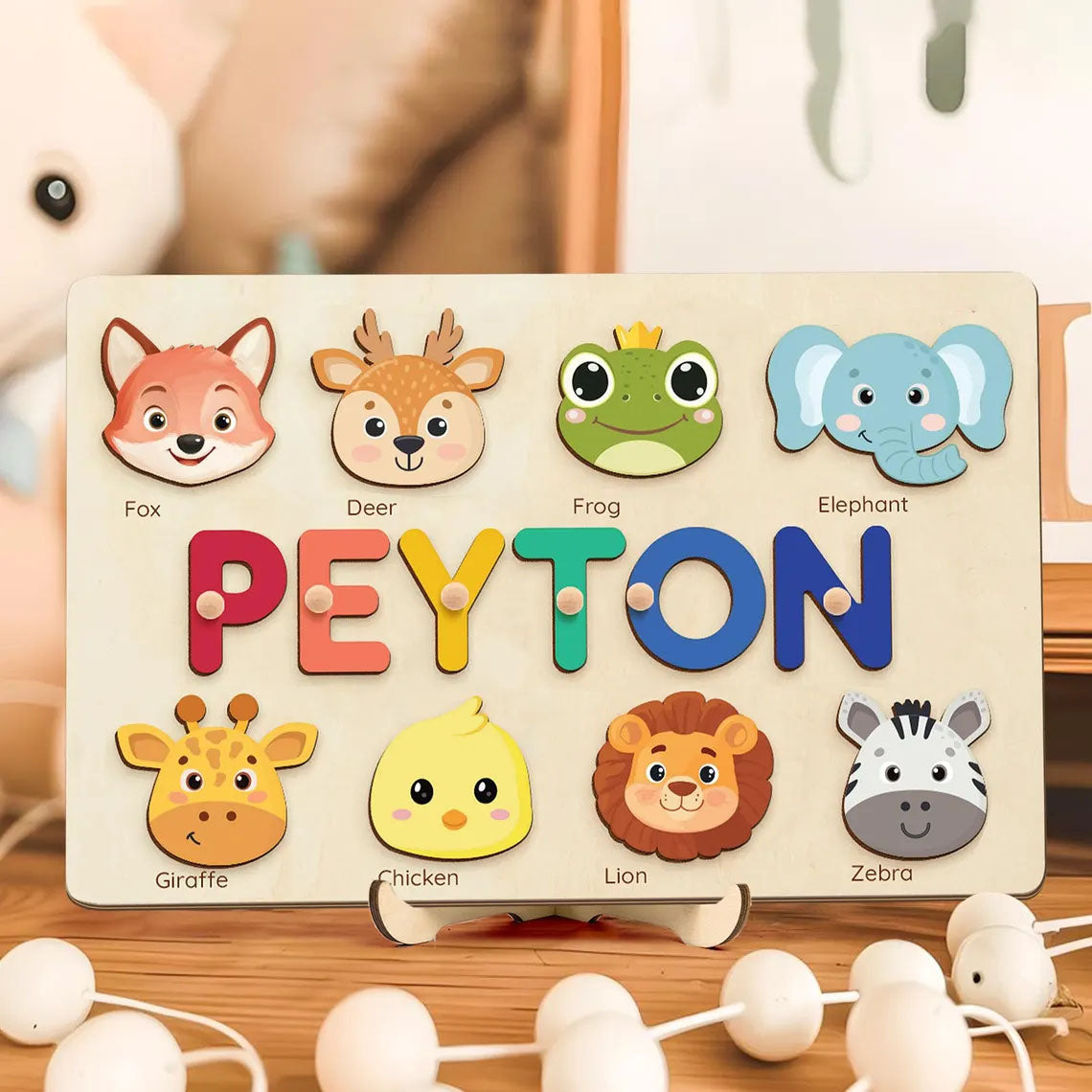 Personalized First Birthday Gift For Baby Boy And Girl, Kids Wooden Toys, Montessori Toy for Toddler