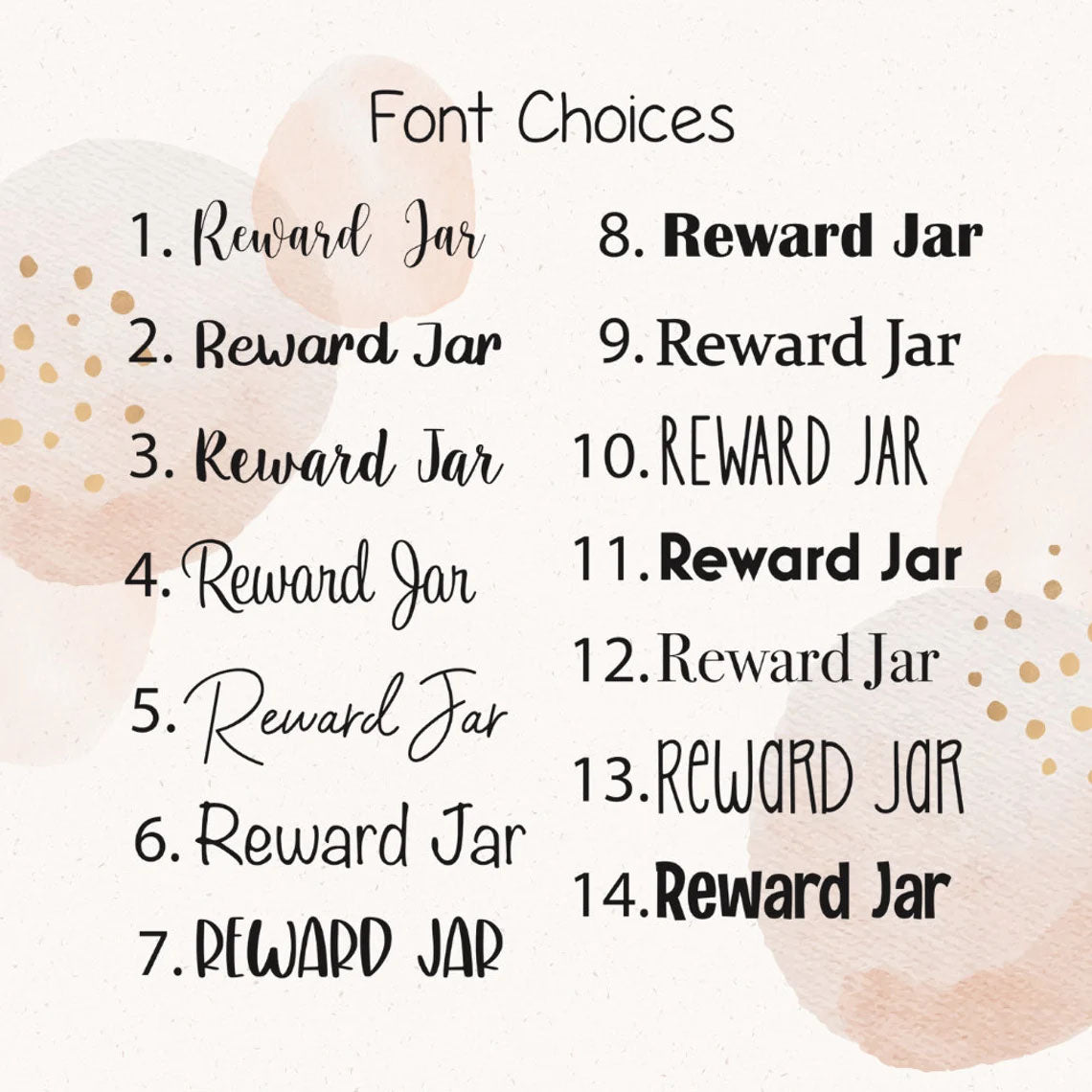 Personalized Star Reward Jar for Kids, Chore Jar, Kindness Jar
