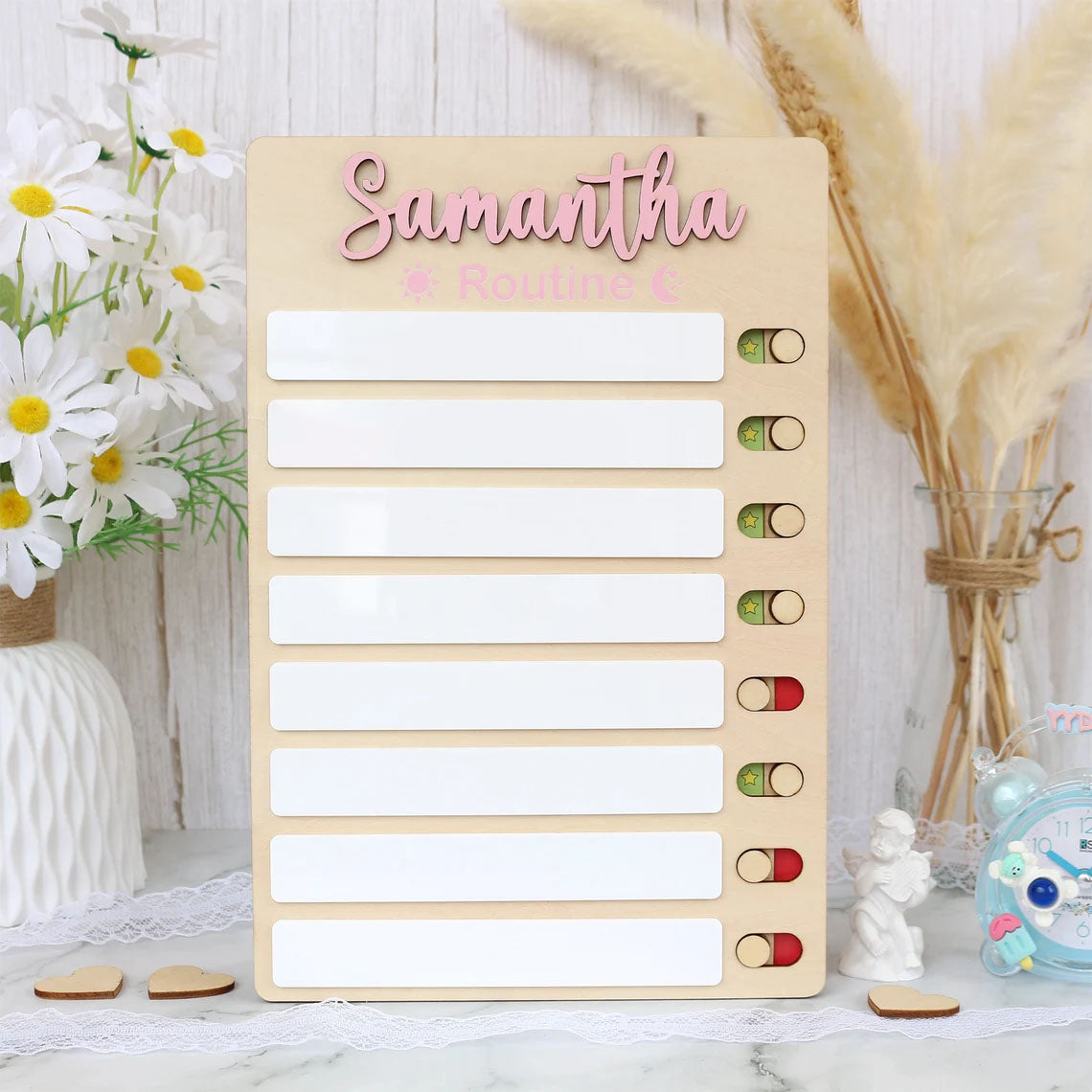 Personalized Chore Chart For Kids, Daily Checklist Custom Name