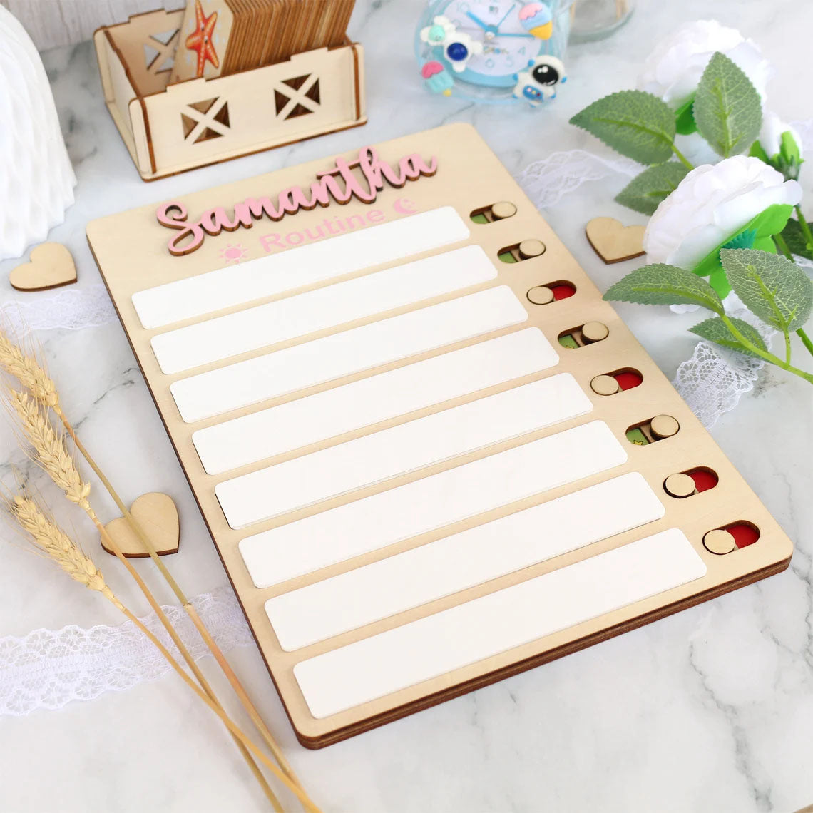 Personalized Chore Chart For Kids, Daily Checklist Custom Name