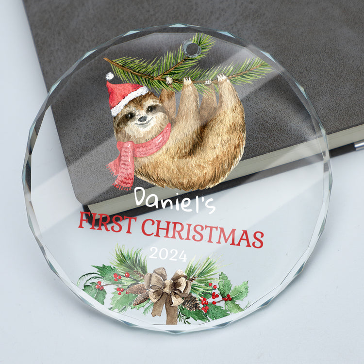 Baby's First Christmas Ornaments Personalized Name Keepsakes