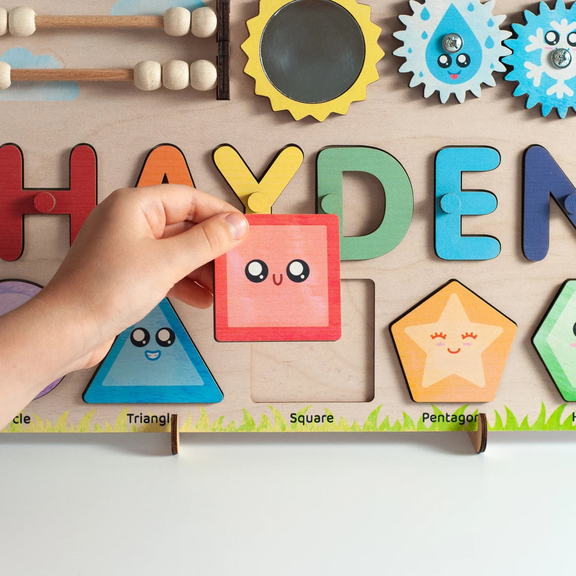 Baby Name Puzzle, Personalized Toys For Baby, 1st Birthday Gift, Educational Toys For Kids