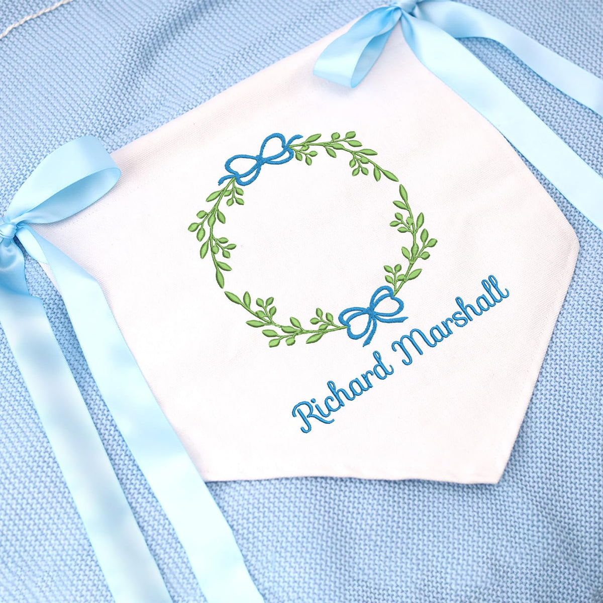 Custom Baby Banner with Bows, Baby Announcement Sign Gift for New Parents, Footprint Sign for Newborn, Baby Name Reveal