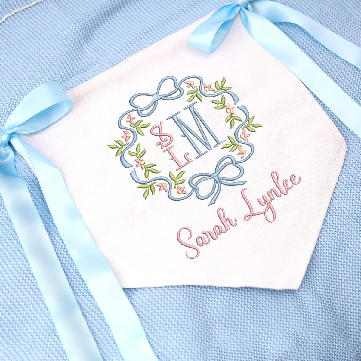 Custom Baby Banner with Monogrammed, Welcome Banner for Baby, Baby Crib Hanging Pennant Flag, Baby Room Front Door Sign, Nursery Wall Décor