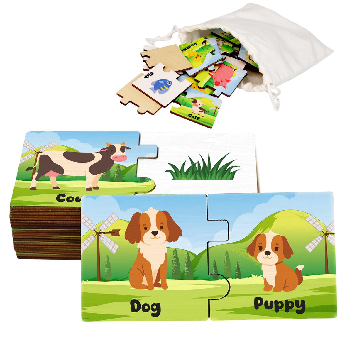 Learning Toys Farm, Jigsaw Puzzle For Toddler, Educational Toys For Kids, Preschool Learning Activities