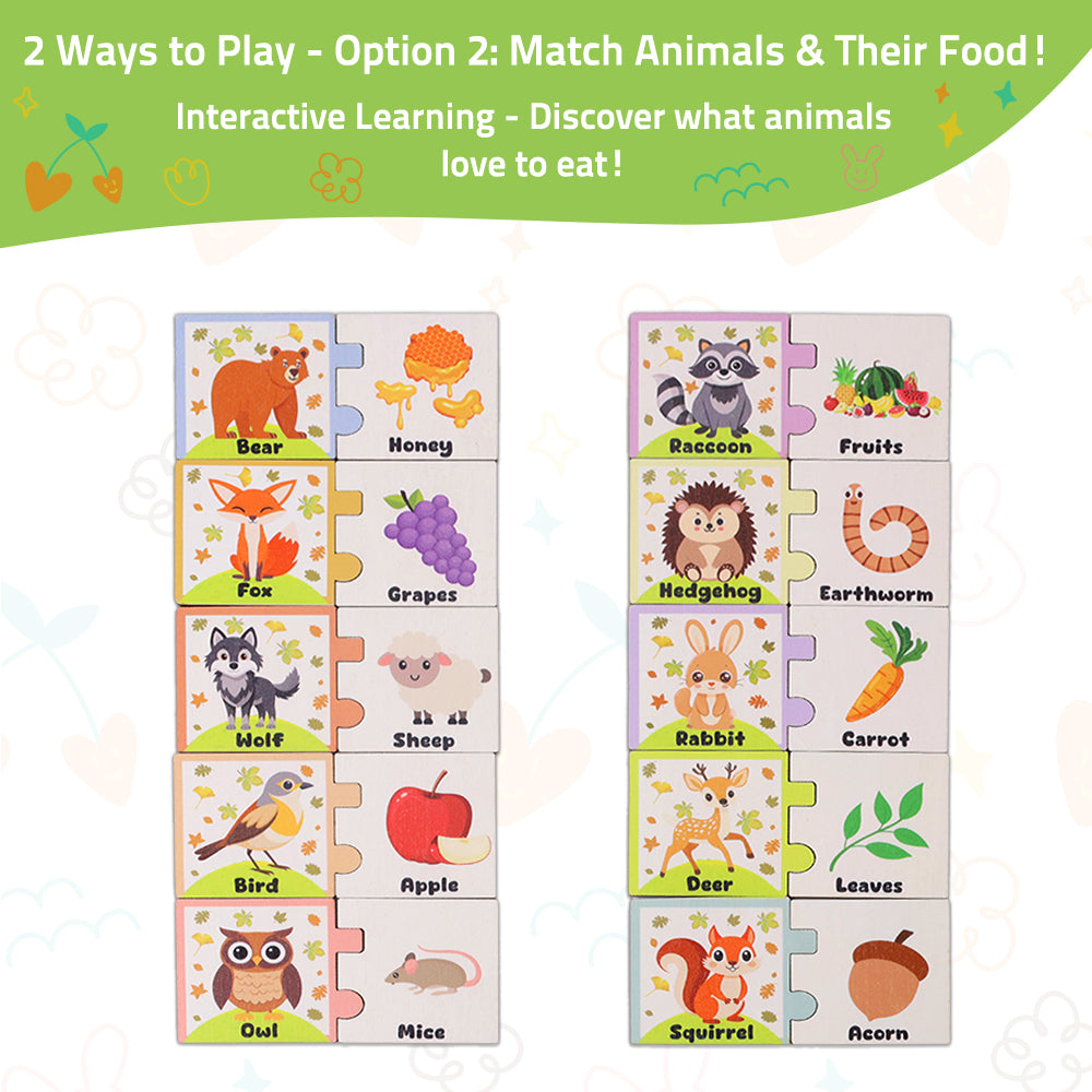 Learning Toys Woodland, Jigsaw Puzzle For Toddler, Educational Toys For Kids, Preschool Learning Activities