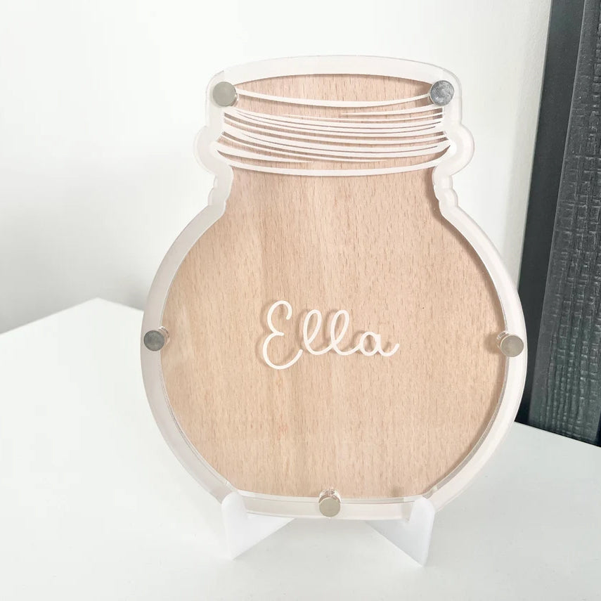 Personalised Kids Reward Jar, Childrens Gifts, Potty Training, Good Behaviour, Home Decor
