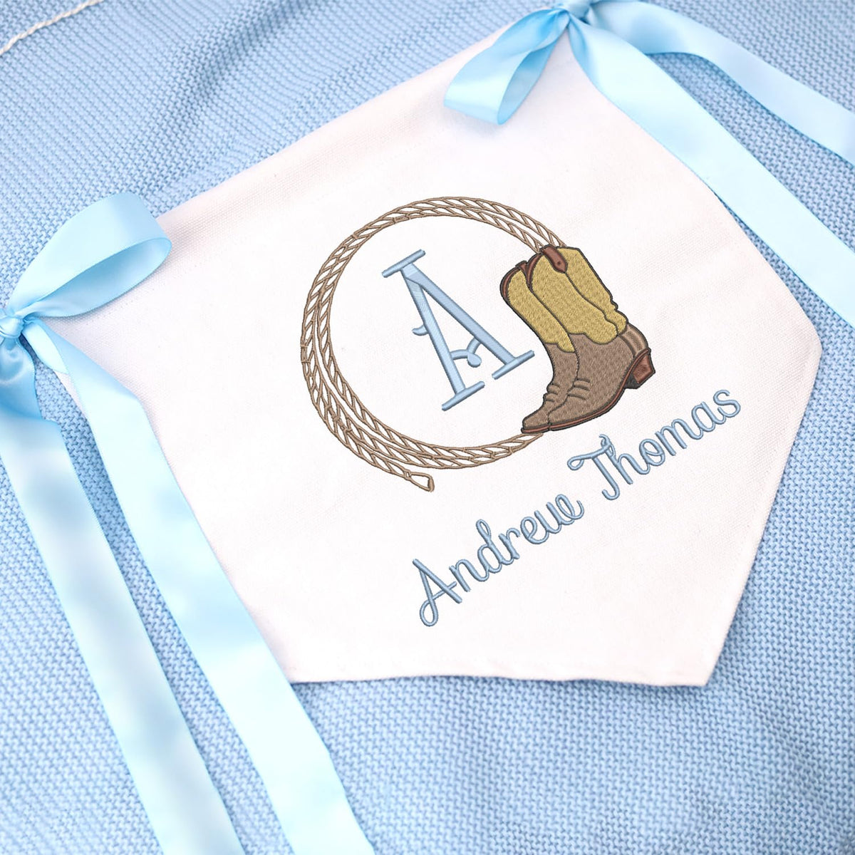 Personalized Baby Banner Flag, Baby Canvas Hanging Pennant Flag, Newborn Baby Banner with Bows Ribbon, Nursery Wall Crib Décor, Gift For Baby