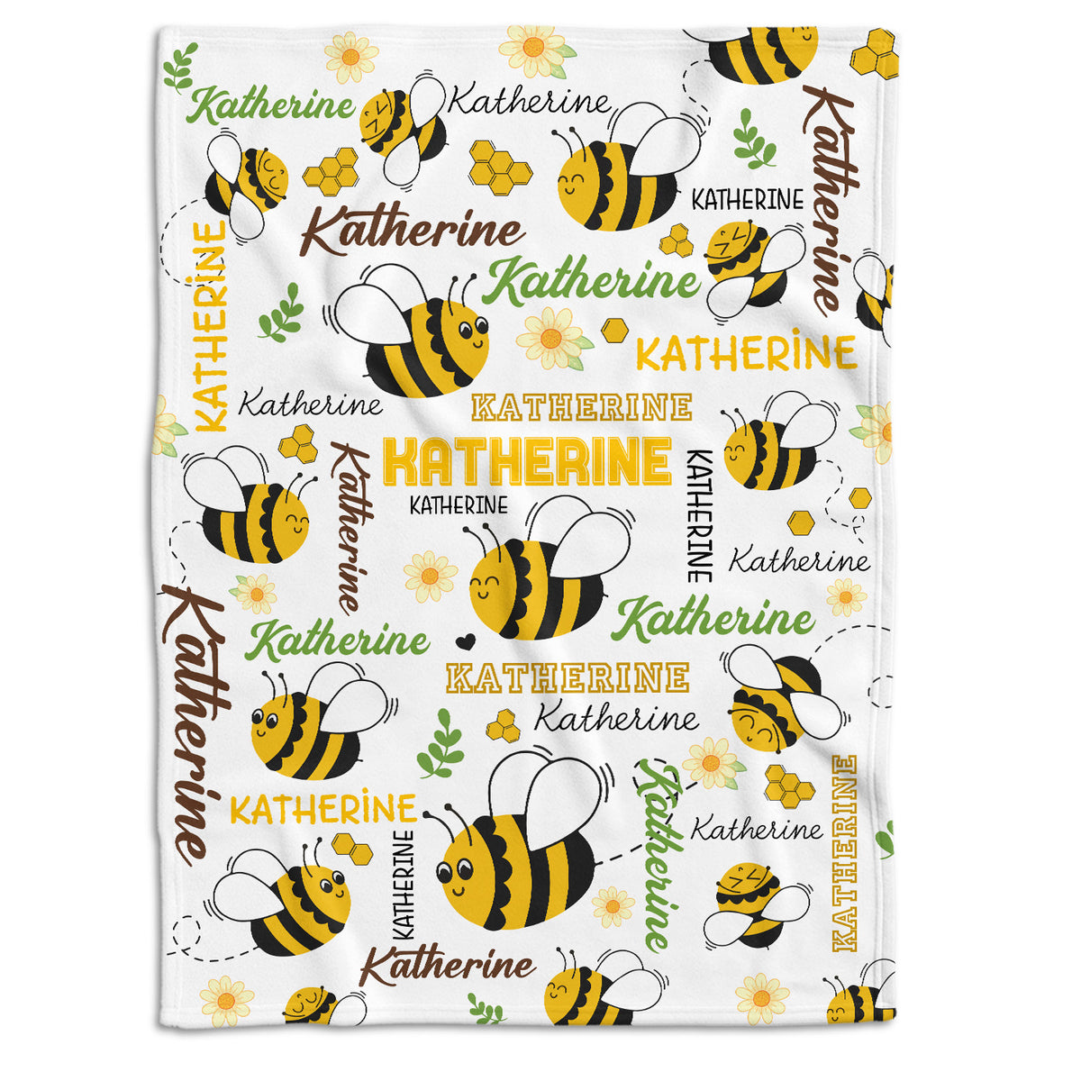 Personalized Baby Blankets, Customized Name Baby Girl And Boys Blanket Toddler Nursery Bed Blankets Stroller Crib Shower Gifts, Super Soft Plush Fleece