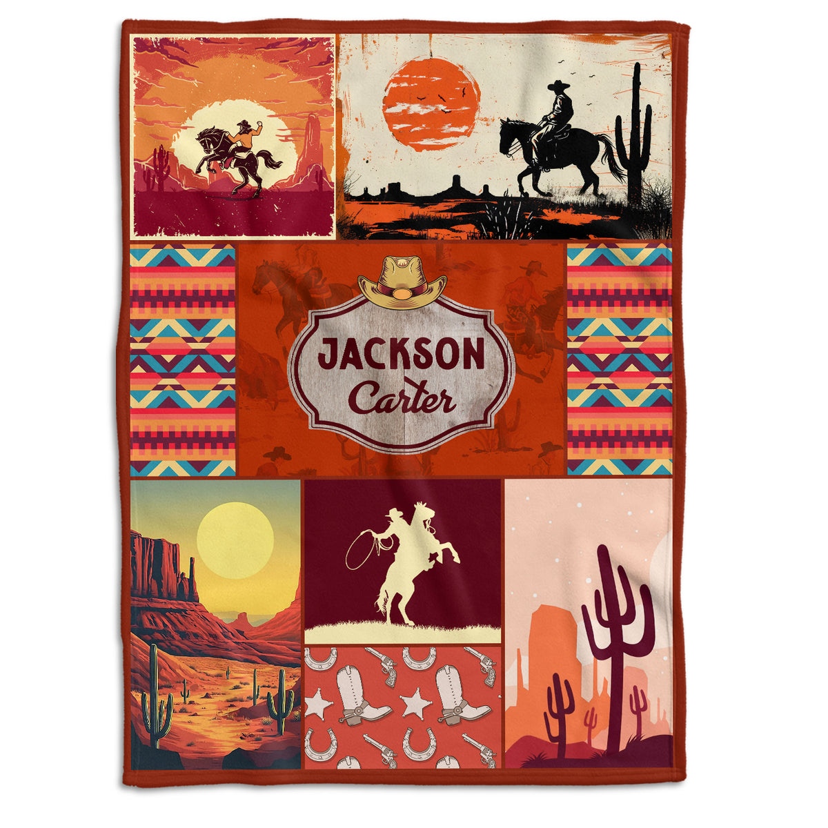 Personalized Baby Blankets For Boys, Fleece Blanket for Girl, Western Baby Stuff, Western Nursery Decorations