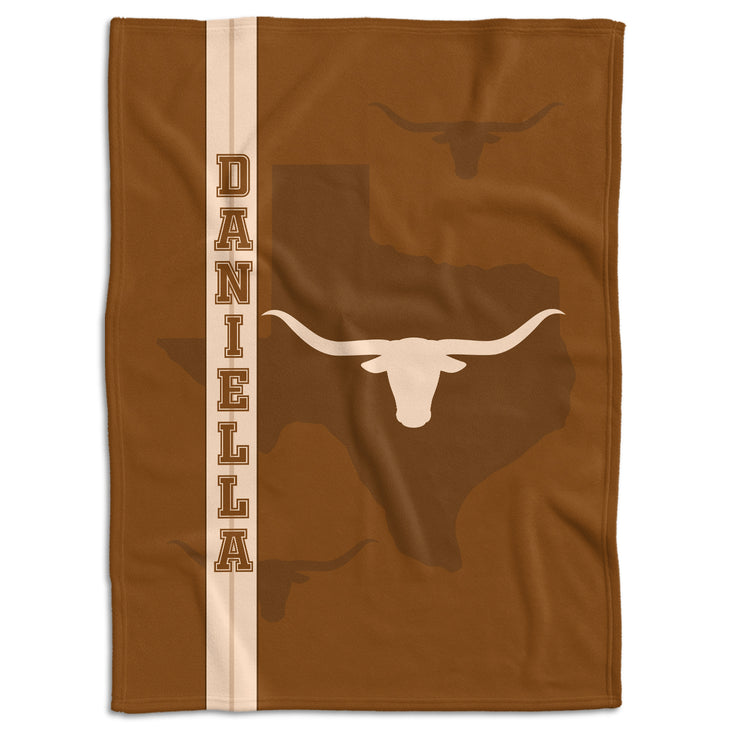 Personalized Baby Blankets, Texas Cowboy Baby Stuff, Custom Name Western Nursery Decorations, Crib Stroller Blankets for Toddlers Newborn