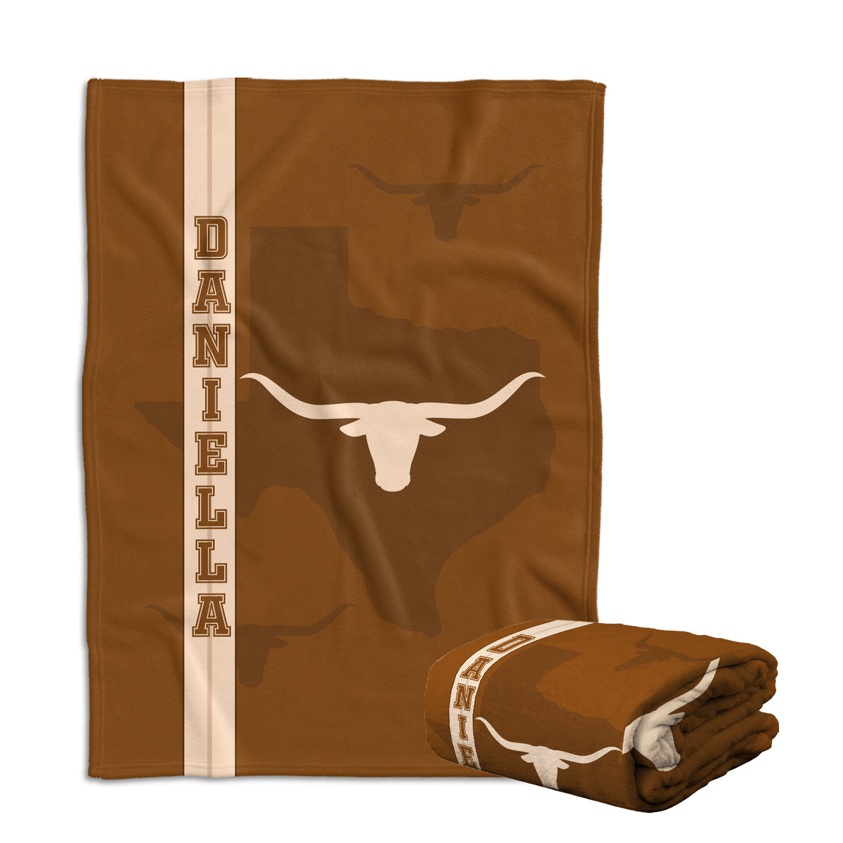 Personalized Baby Blankets, Texas Cowboy Baby Stuff, Custom Name Western Nursery Decorations, Crib Stroller Blankets for Toddlers Newborn
