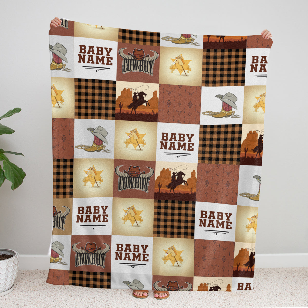 Personalized Baby Blankets for Baby, Custom Baby Blankets Name, 3 Sizes Fleece Blankets for Son Daughter Infant Newborn, Great Gift For Baby