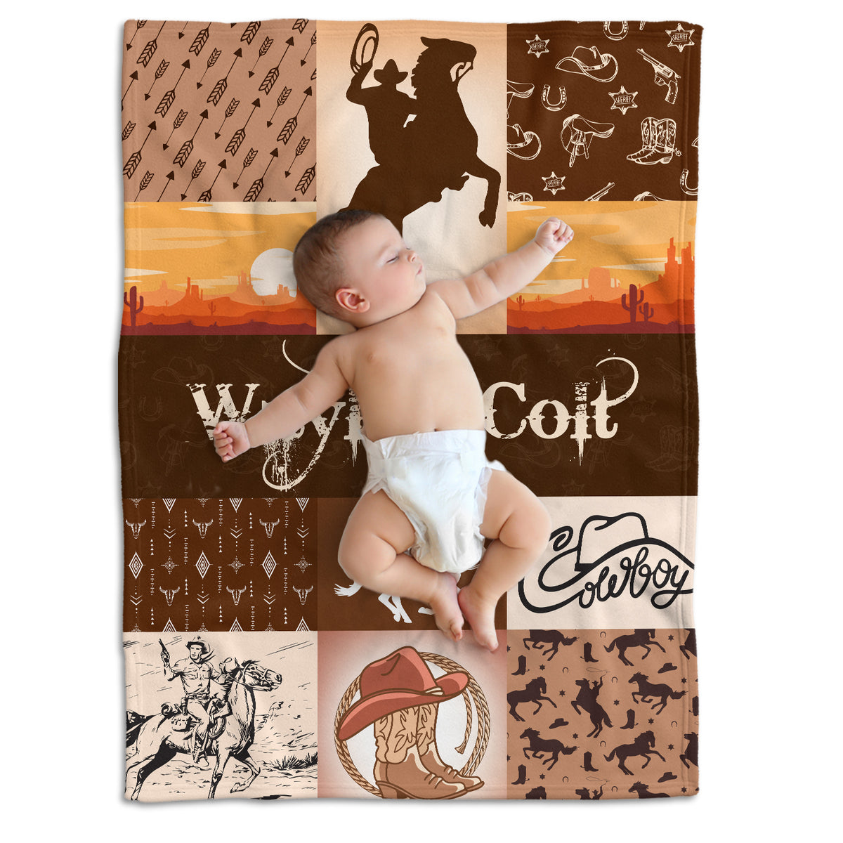 Personalized Baby Blankets for Boys Girls, Baby Boy Stuff, Custom Baby Blankets Name Fleece Blankets for Son Daughter Newborn Infant