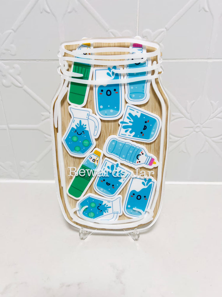 Personalized Drinking Water Children's Reward Jar, Classroom Incentive, Back To School Gift
