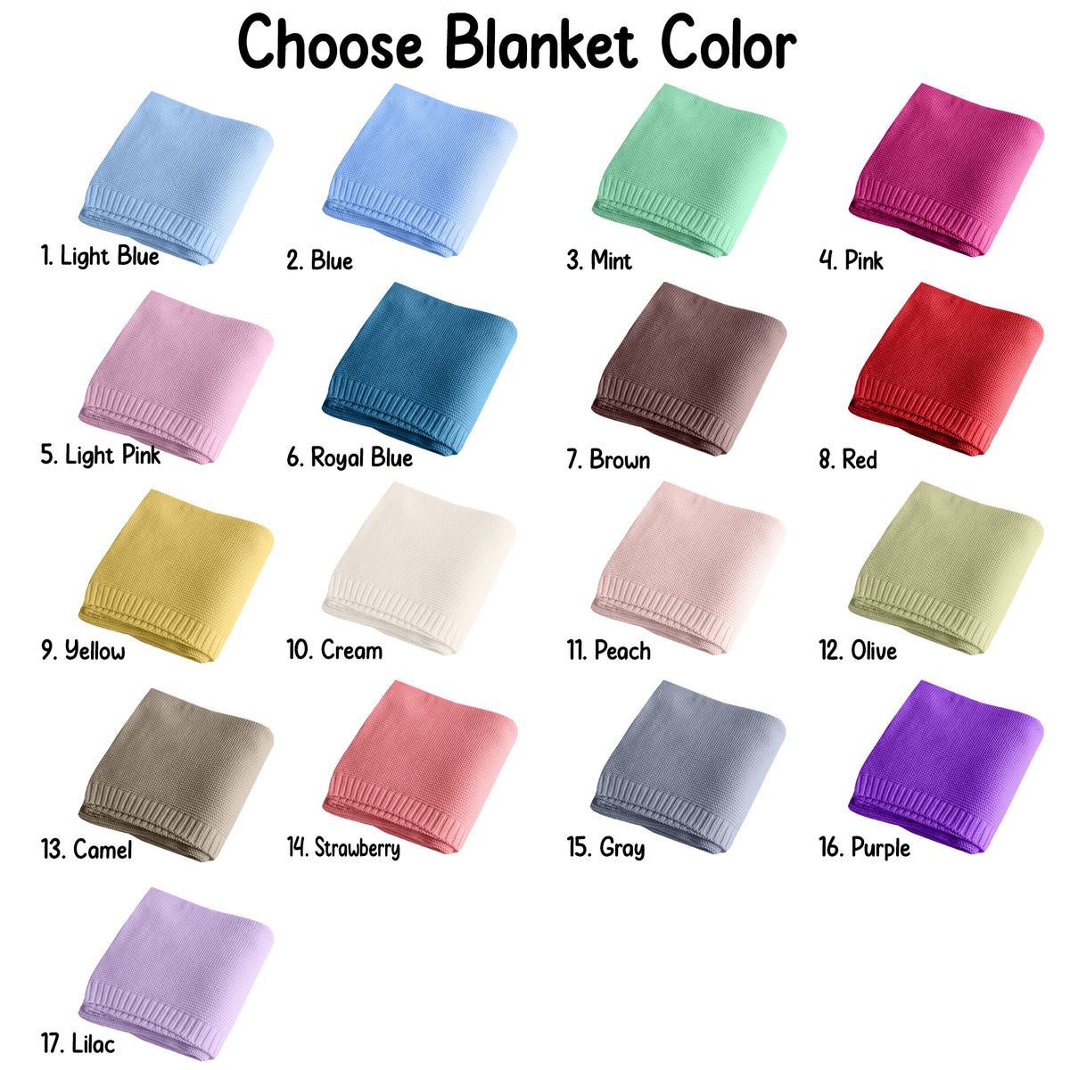 Personalized Embroidered Baby Blanket for Boys Girls, Custom Name Baby Blanket, Cotton Knit Blankets Mountain, Embroidery Blanket for Strollers