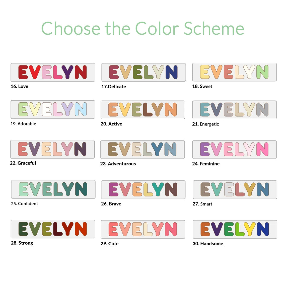 Personalized Name Puzzle, Farm Animal Name Puzzle With Pegs, Baby Shower Gift