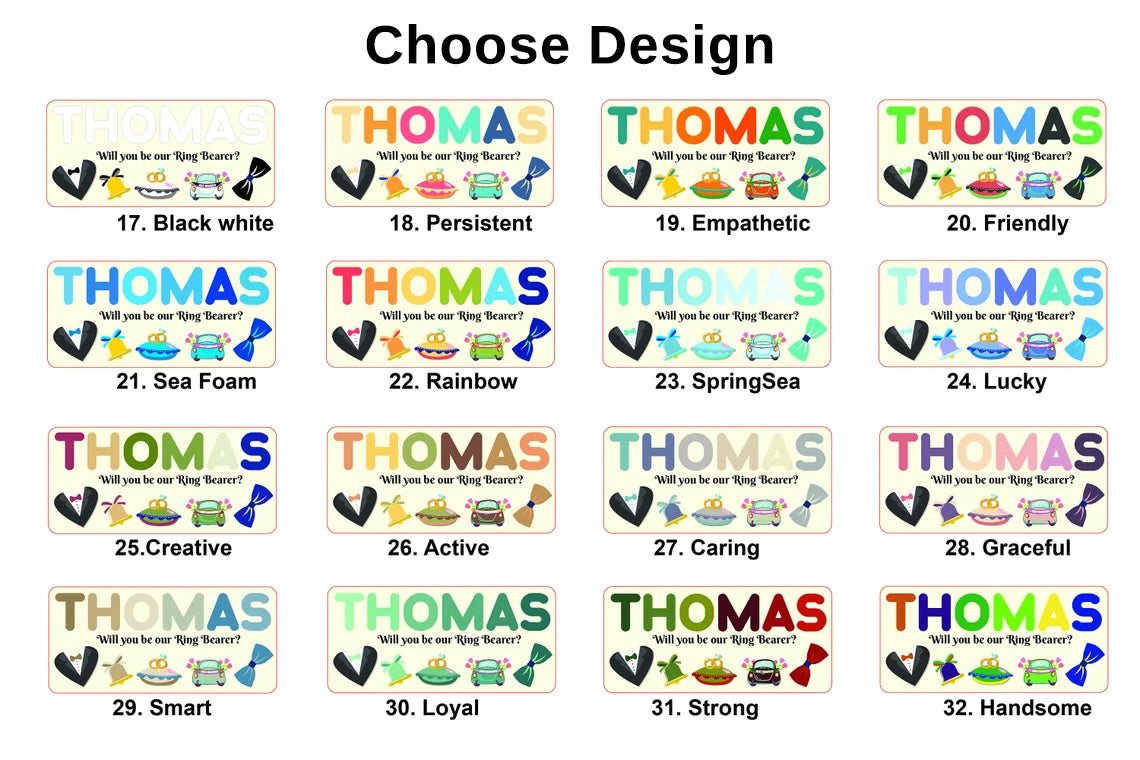 Personalized Name Puzzle, Will You Be My Ring Bearer Puzzle Will You Be Our Ring Bearer Proposal