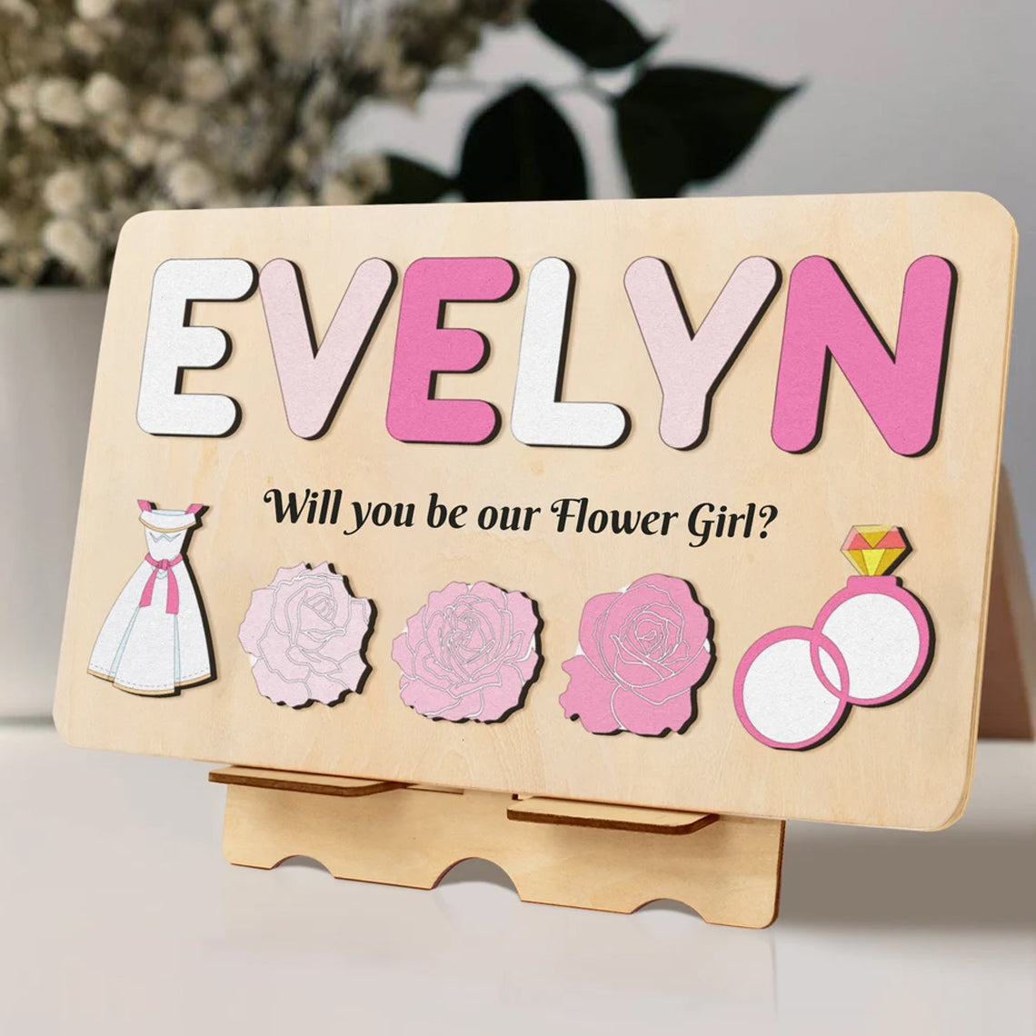 Personalized Name Puzzle, Will You Be My Ring Bearer Puzzle Will You Be Our Ring Bearer Proposal