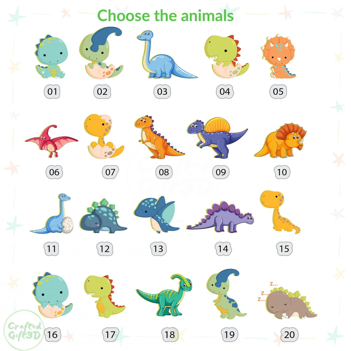 Personalized Puzzle Name - Dinosaur Birthday Toy - Dinosaur Rex Puzzle Boys - 1 2 3 year old gift