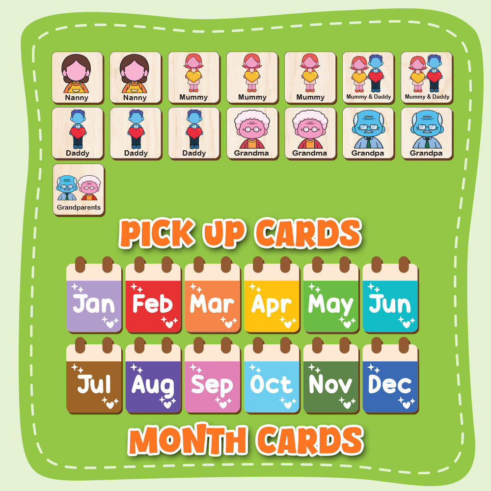 Personalized Wooden Weekly Calendar for Kids, Visual Day of the Week Activities, Weekly Planner, Kids Week's Routine, Daily Routine for Toddler