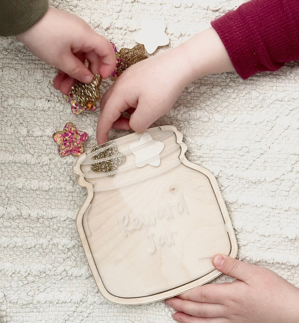 Toddler Encouragement Reward Jar, Classroom Stars, Potty Training Incentives