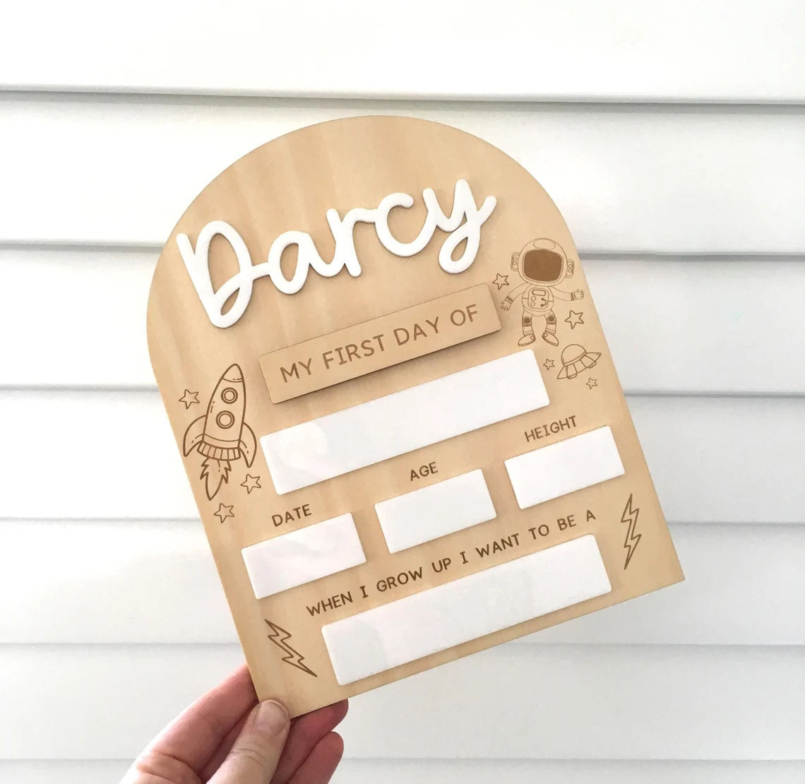Back to School Board, First/Last Day Of School, School Sign Custom Name