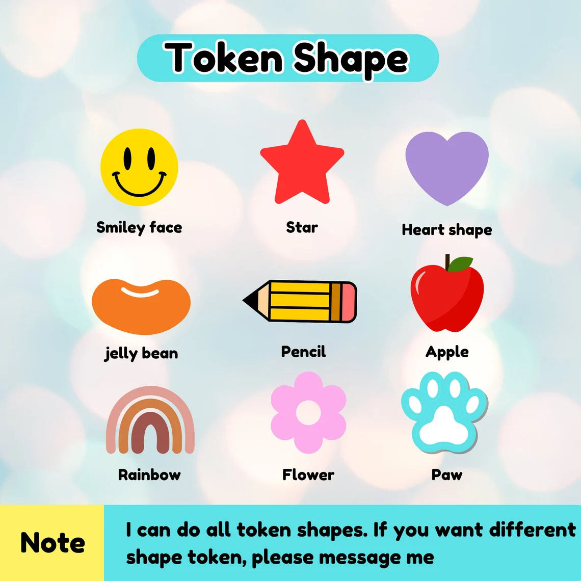 Custom Magnetic Star Reward Jar Classroom Behavior, Personalized Star Tokens Reward Jar