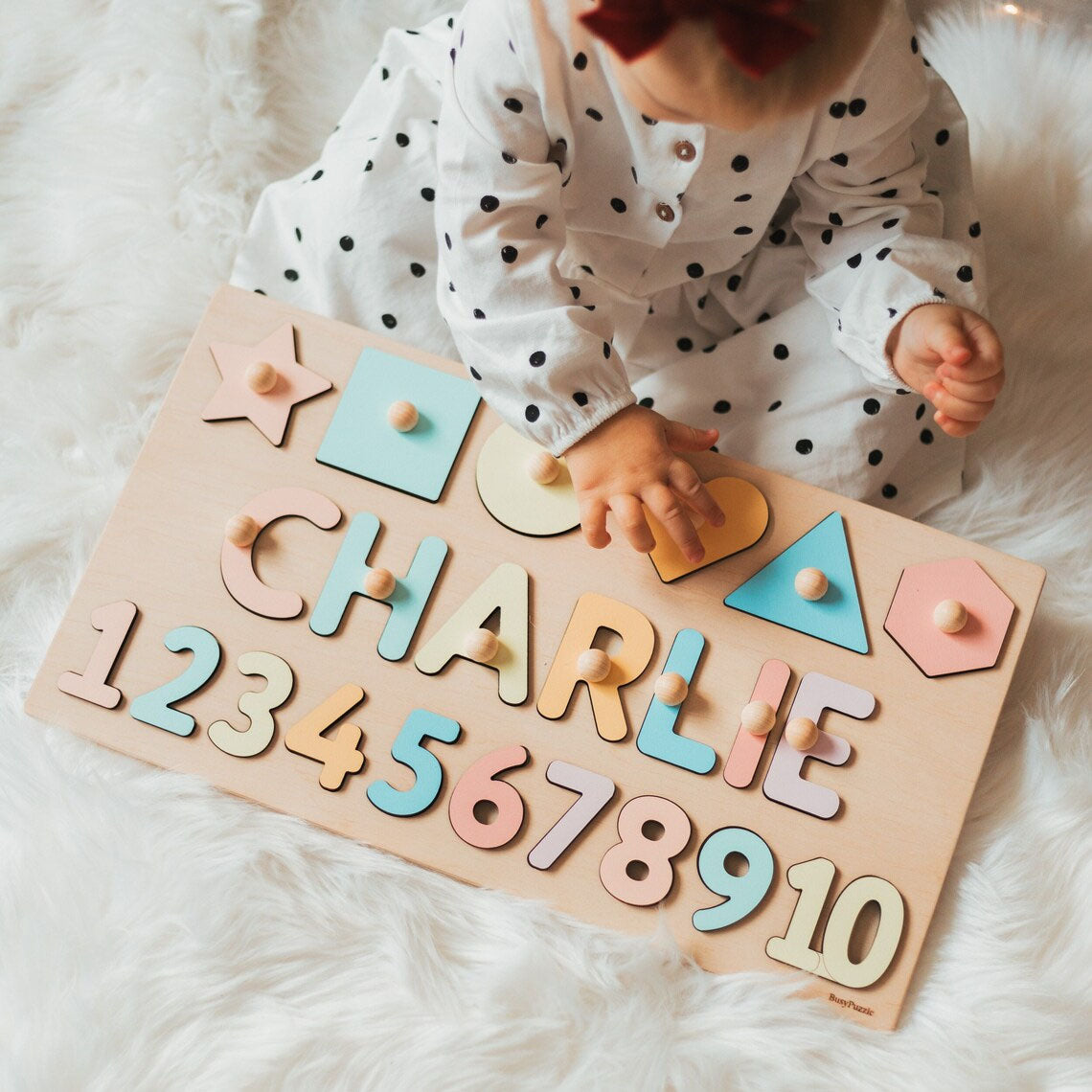Personalized Wooden Educational Toys, Montessori Toys For Kids