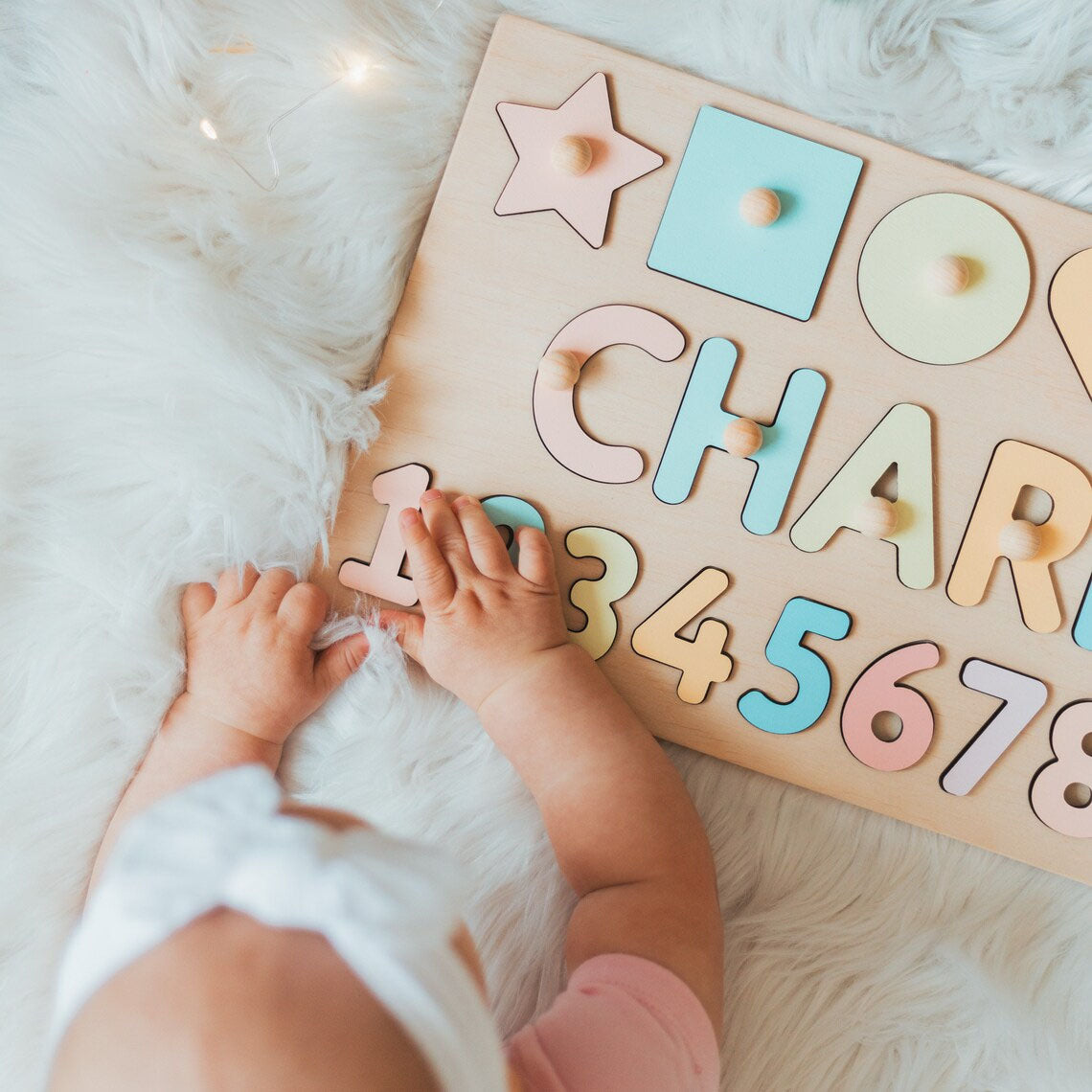 Personalized Wooden Educational Toys, Montessori Toys For Kids