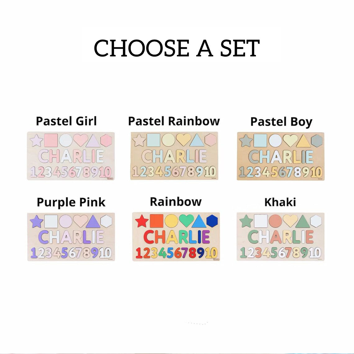 Personalized Wooden Educational Toys, Montessori Toys For Kids