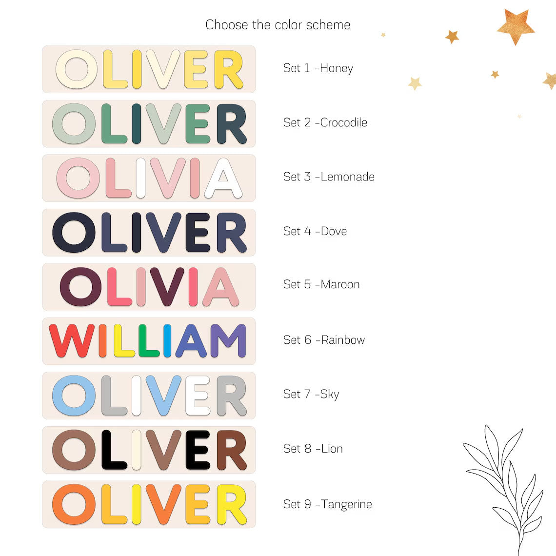 Personalized Montessori Toys Gifts for 1 Year Olds Name Puzzles, Photo Prop