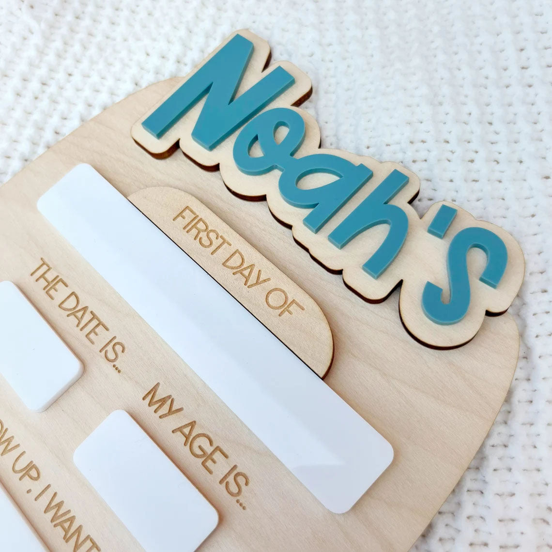 Personalized Reusable First And Last Day Of School Signs, Great Back To School Gift
