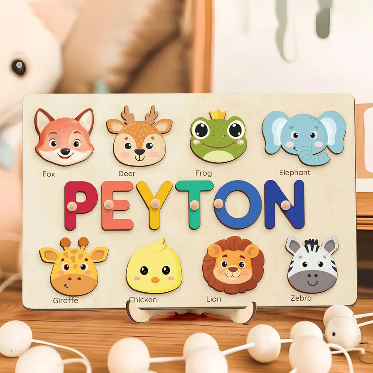Personalized First Birthday Gift For Baby Boy And Girl, Kids Wooden Toys, Montessori Toy for Toddler