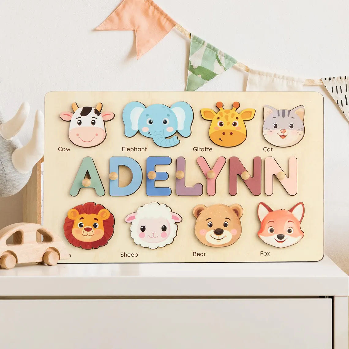 Personalized First Birthday Gift For Baby Boy And Girl, Kids Wooden Toys, Montessori Toy for Toddler