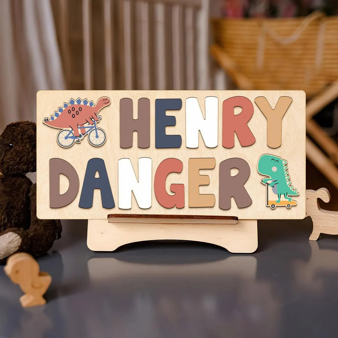 Personalized Name Puzzle Gift Baby Boy And Girl, Montessori Toys Of Kids
