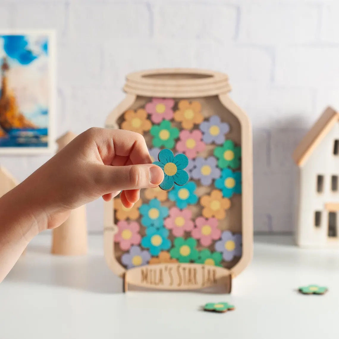 Reward System For Kids Behavior, Kids Reward Jar With Custom Kids Name, Gifts For Kids