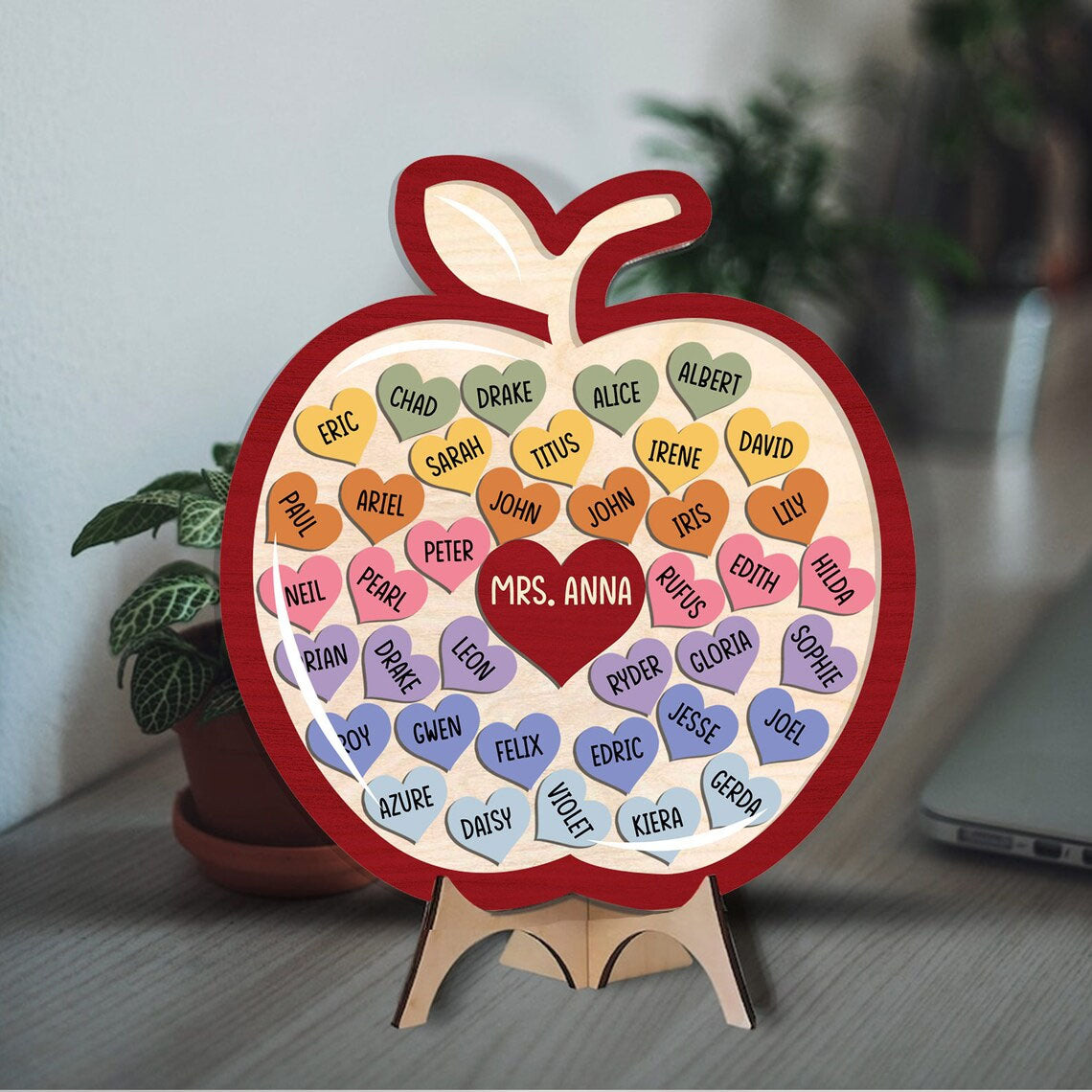Personalized Teacher With Students Name Reward Jar, Thank You Gifts For Teacher, Montessori Toys For Kids